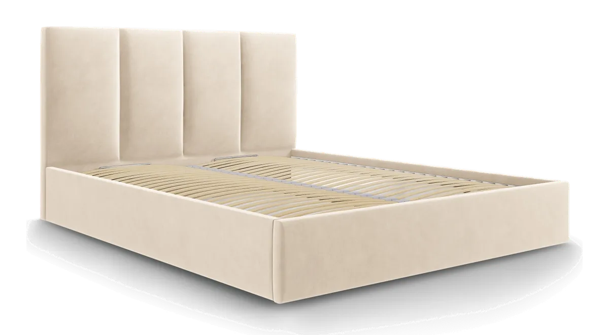 MICADONI Pyla sengeramme, m. sengegavl og lameller fra Boboonline.dk, beige