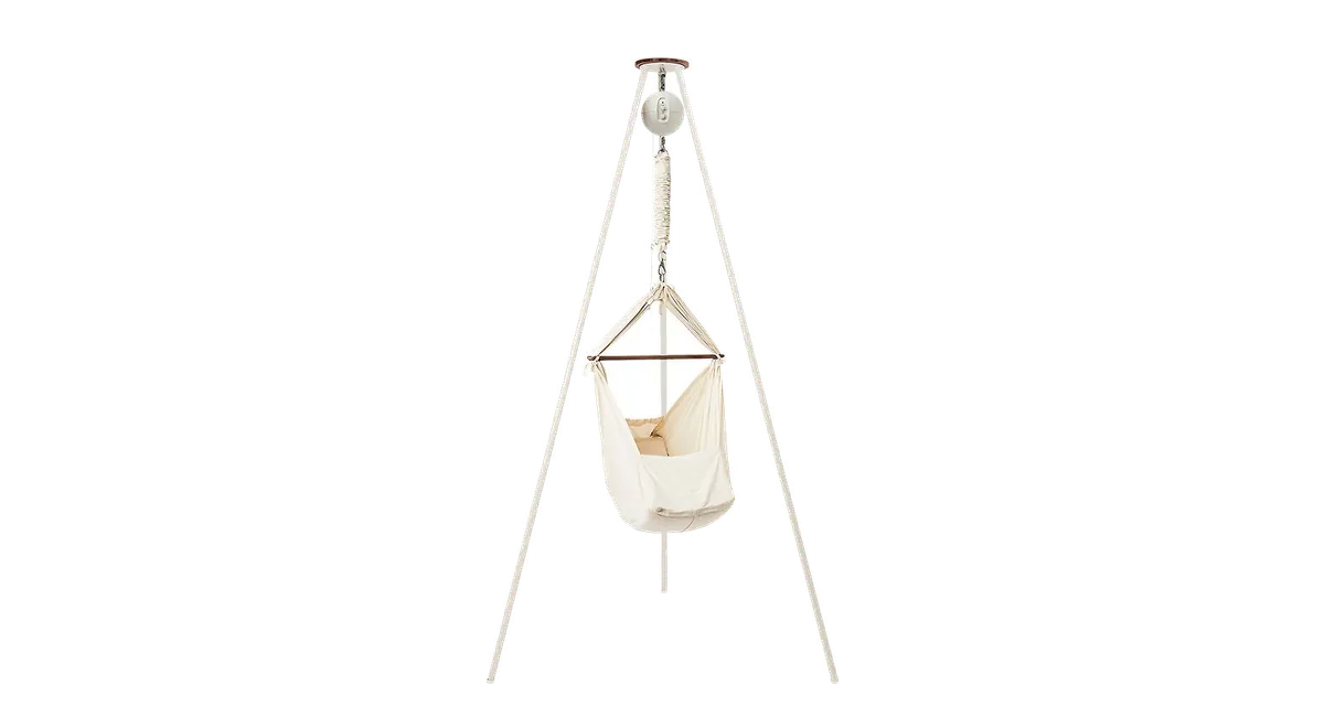 Moonboon Slyngevugge Classic Bundle Nature/Hvid fra Kids-world, beige/hvid