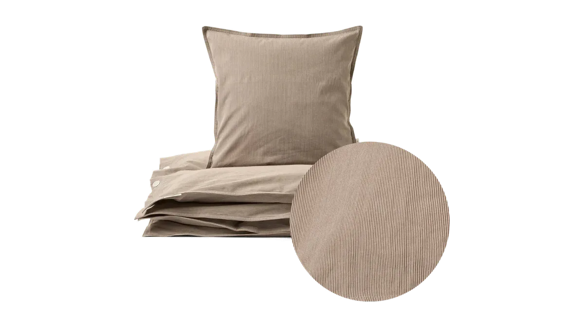 Adult sengesæt Percale talpa fra Bahne, brun