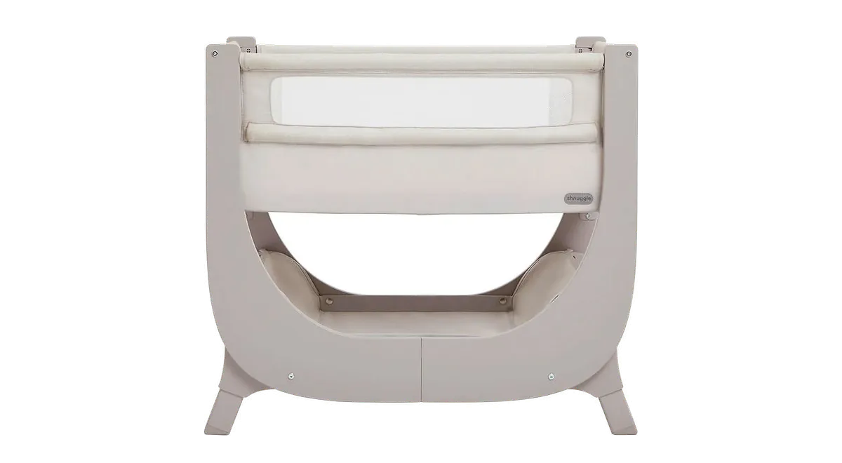 SHNUGGLE Babyseng Bedside Crib Air Lite x81,5 cm Ta fra Kids-world, grå