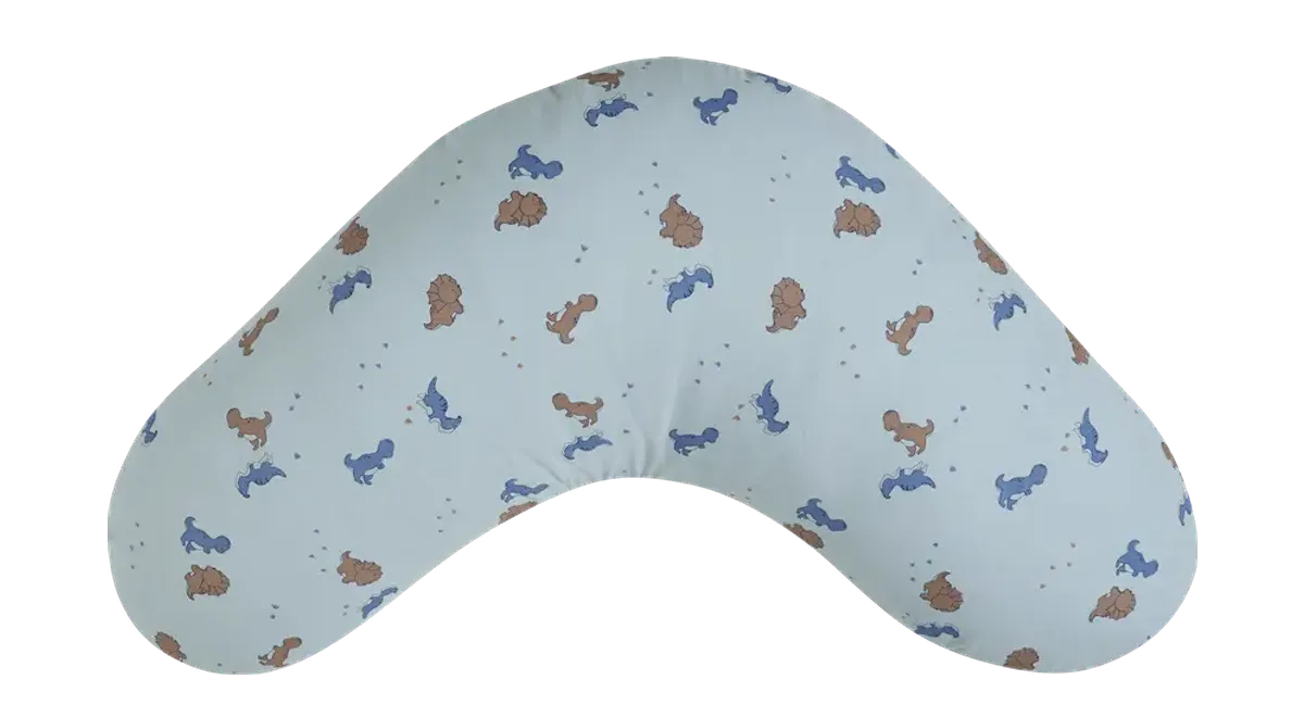 Ammepude Dino Blue Fog fra BabySam, blå, beige
