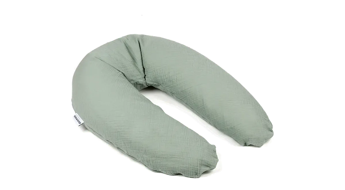 Amme og graviditetspude Muslin grøn fra BabySam, grøn
