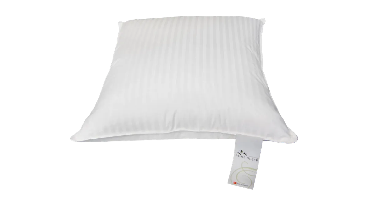 Pure Sleep 3-Kammer moskusdun hovedpude fra Bahne, hvid