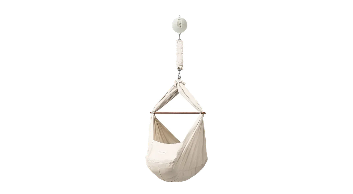 Moonboon Slyngevugge Essential Bundle Nature fra Kids-world, beige/hvid