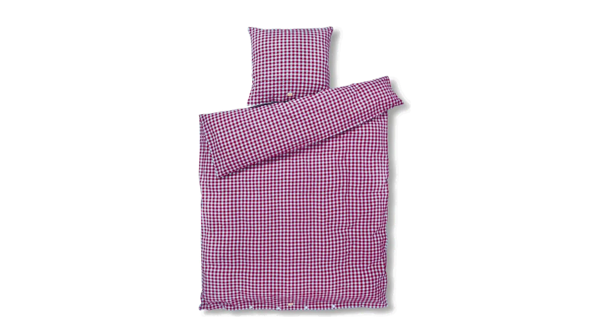 Bæk&Bølge sengetøj Fuchsia/Mint fra Bahne, lilla