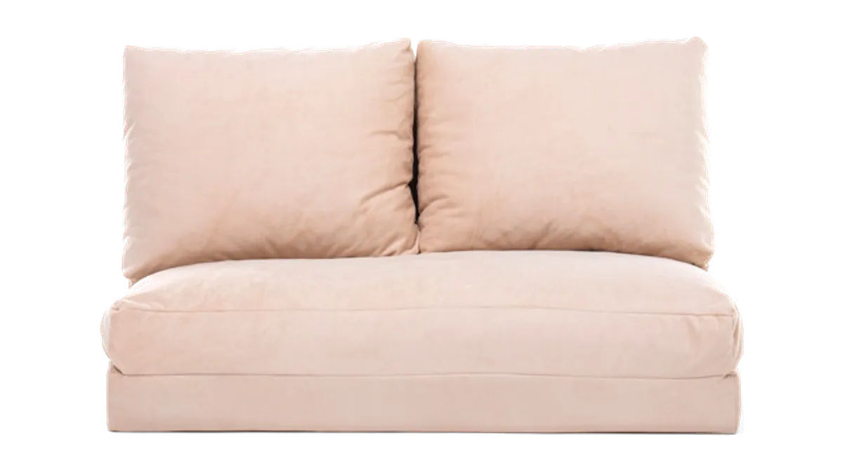 NORDVÄRK Taida 2 pers. sovesofa creme polyester stof fra Boboonline.dk, creme