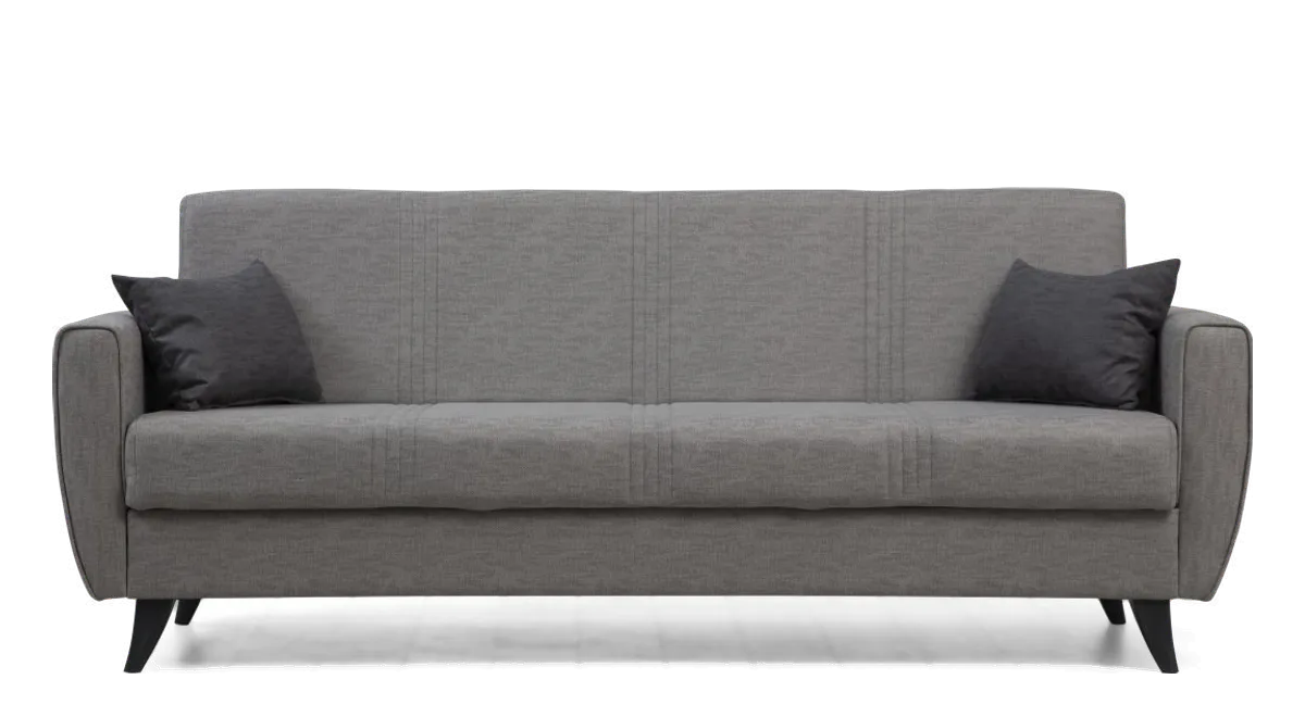 NORDVÄRK Zaden 3 pers. sovesofa lysegrå stof fra Boboonline.dk, grå