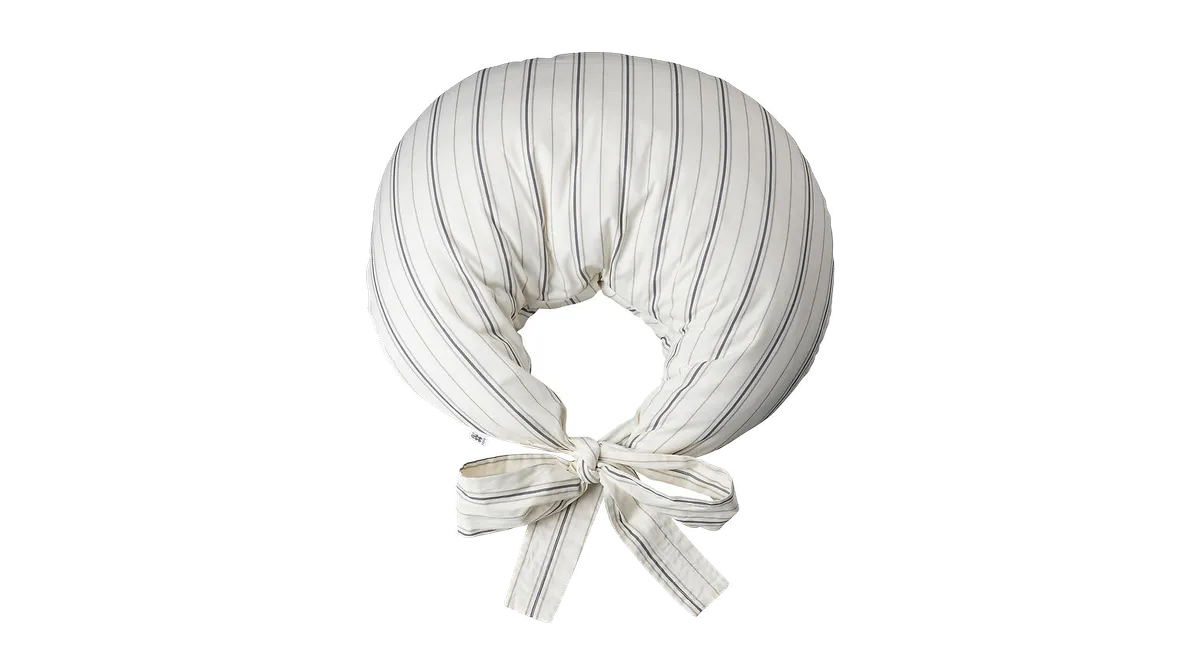 Sebra Ammepude Cream Stripe fra Kids-world, hvid