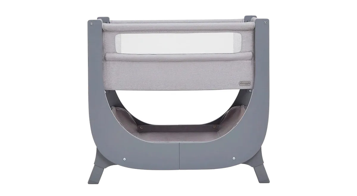 SHNUGGLE Babyseng Bedside Crib Air Lite x81,5 cm Gr fra Kids-world, grå
