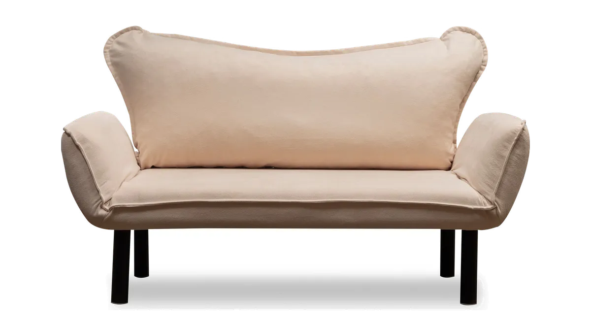 NORDVÄRK Chatto 2 pers. sovesofa creme polyester og plast fra Boboonline.dk, creme