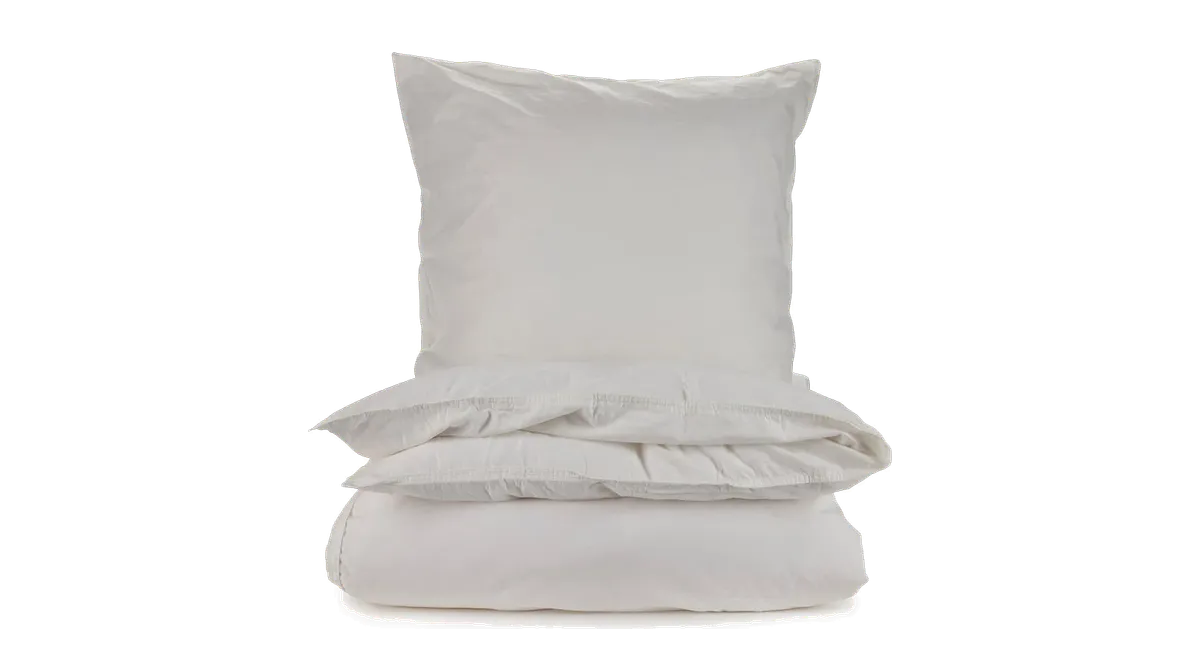 Pure Curly Percale sengetøj fra Bahne, beige