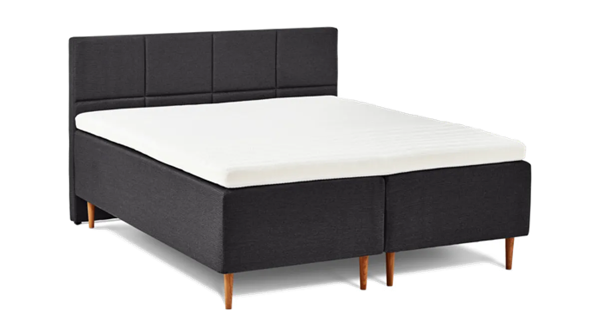 ZensiZone 1200 boxmadras inkl. topmadras fra Møbler.dk, antracit