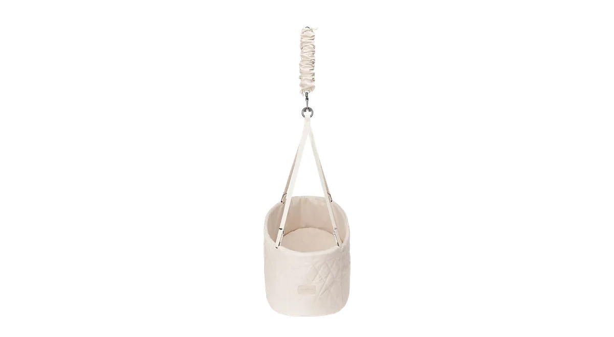 Moonboon Vugge Oval Cradle ,8x30 cm Nature fra Kids-world, beige