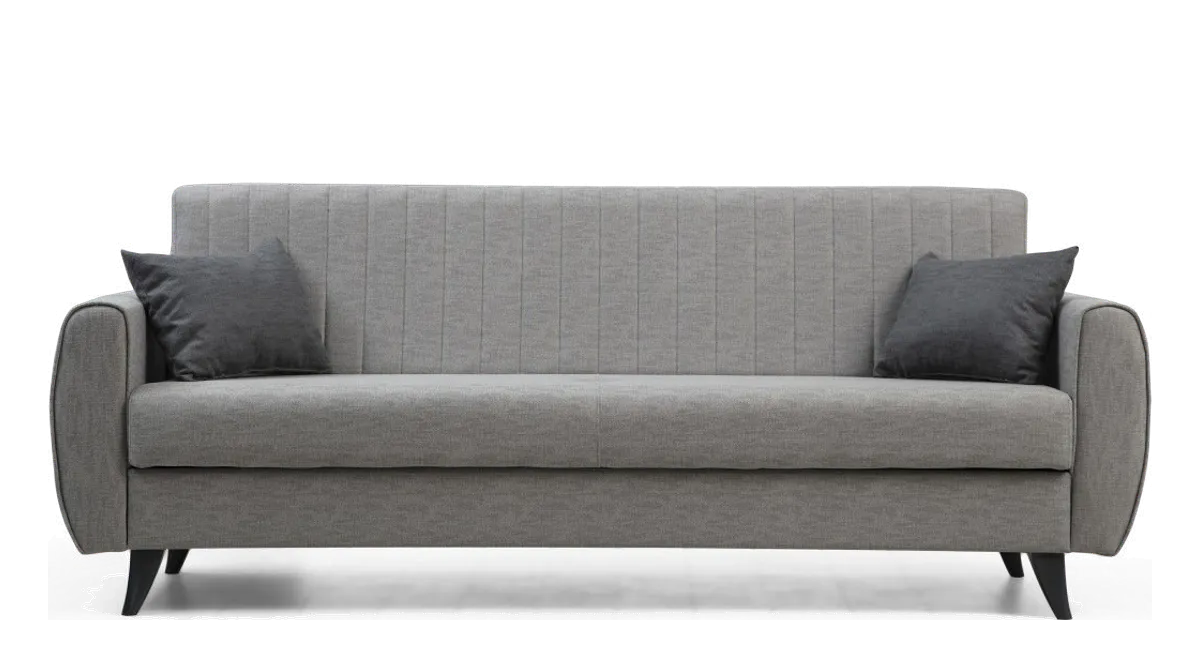 NORDVÄRK Alkon 3 pers. sovesofa lysegrå polyester fra Boboonline.dk, grå