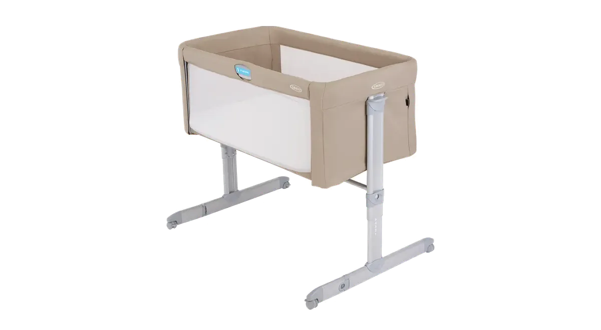 Graco Sweet2sleep Bedside Crib Oat fra BabySam