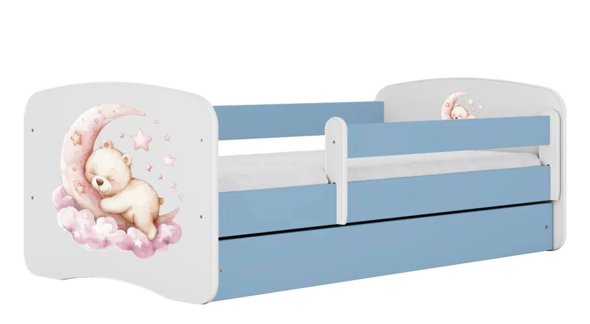 KOCOT KIDS Seng babydreams med skuffe med madras fra Boboonline.dk, blå