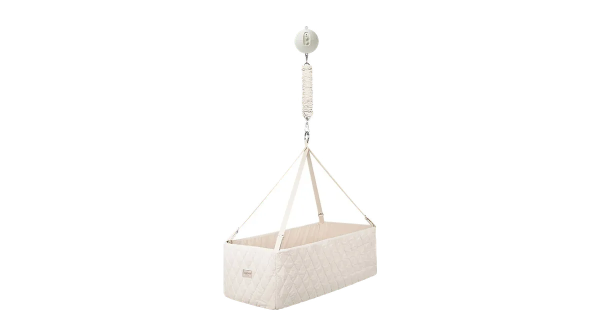 Moonboon Vugge Essential Bundle Nature fra Kids-world, beige/hvid