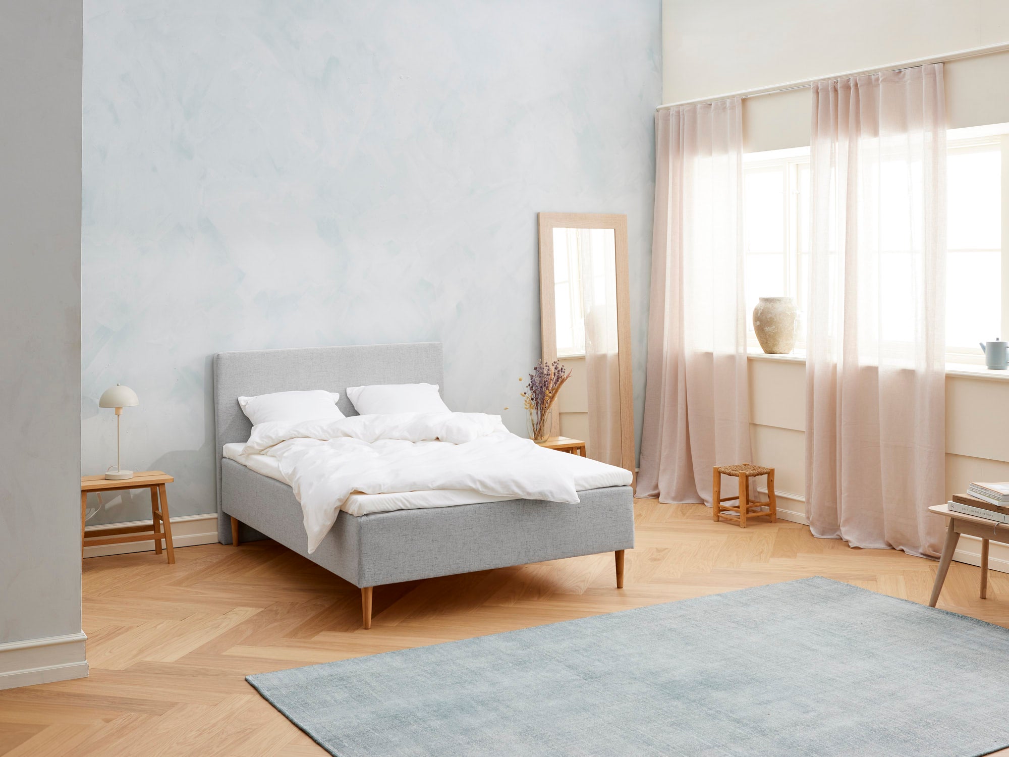 Køb Fabrikkens – Kølende | Boxmadras (Lysegrå) 140×200 cm.