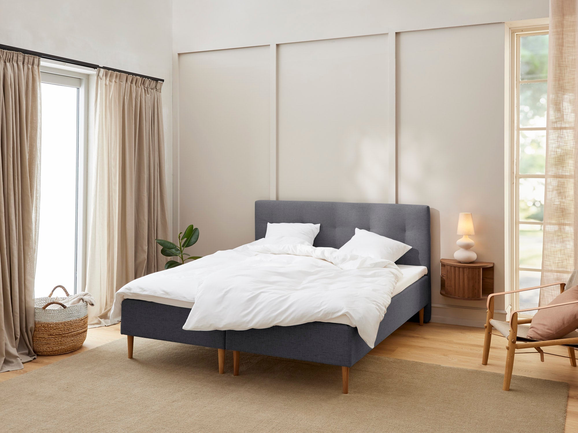 Køb Fabrikkens – Komfort | Boxmadras (Antracit) 160×200 cm.