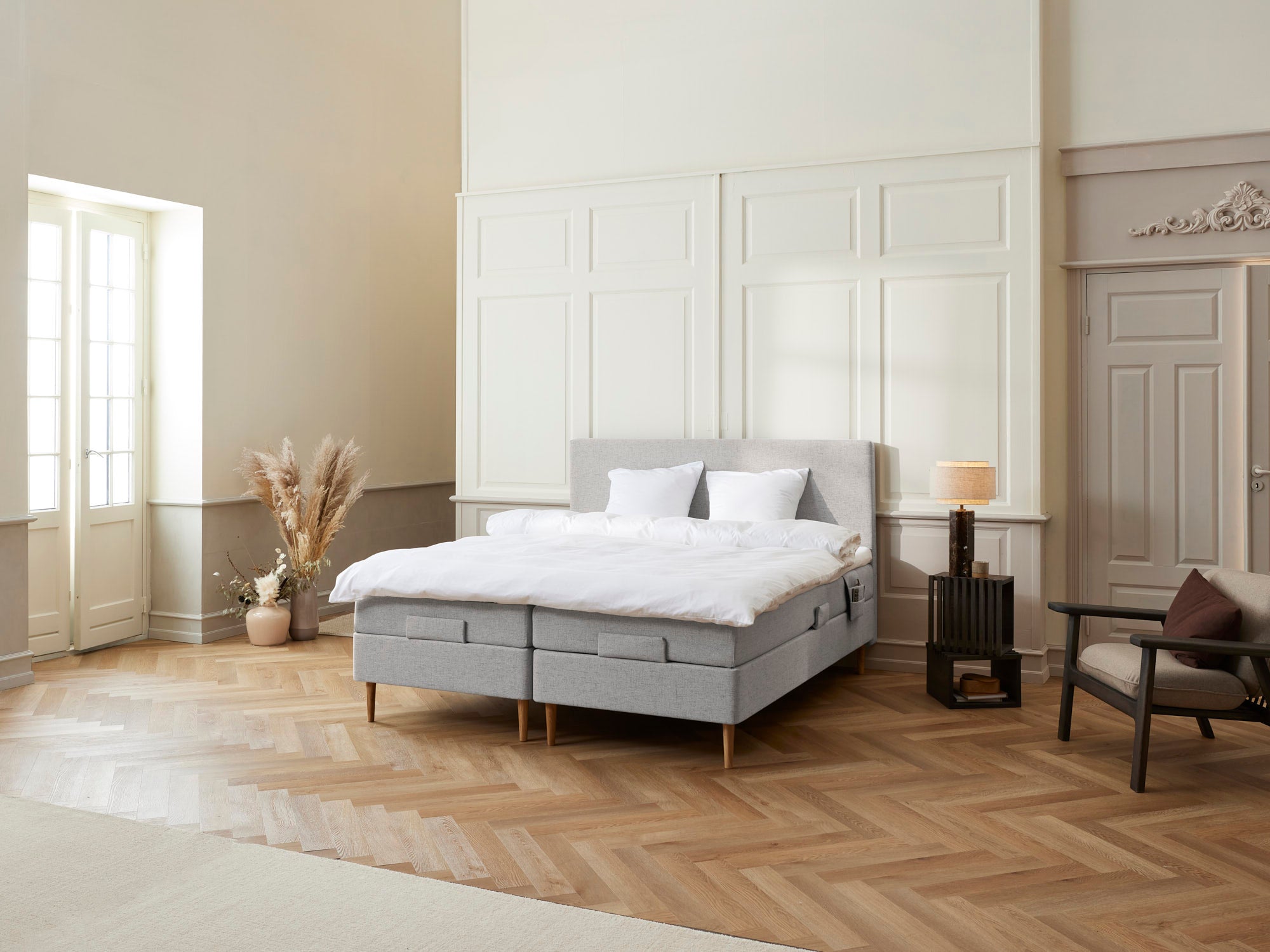 Køb Fabrikkens – Luksus | Elevation (Lysegrå) 180×200 cm.