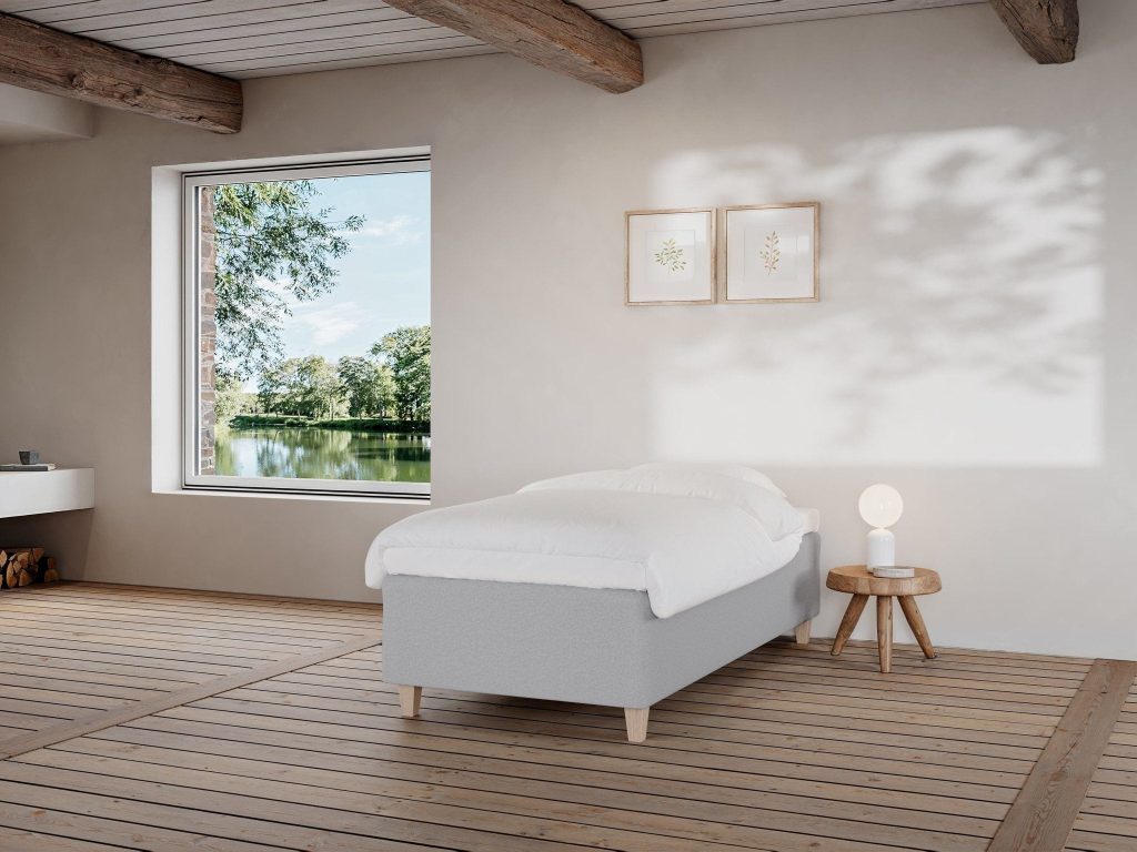 Køb Freja 90×200 Lys grå