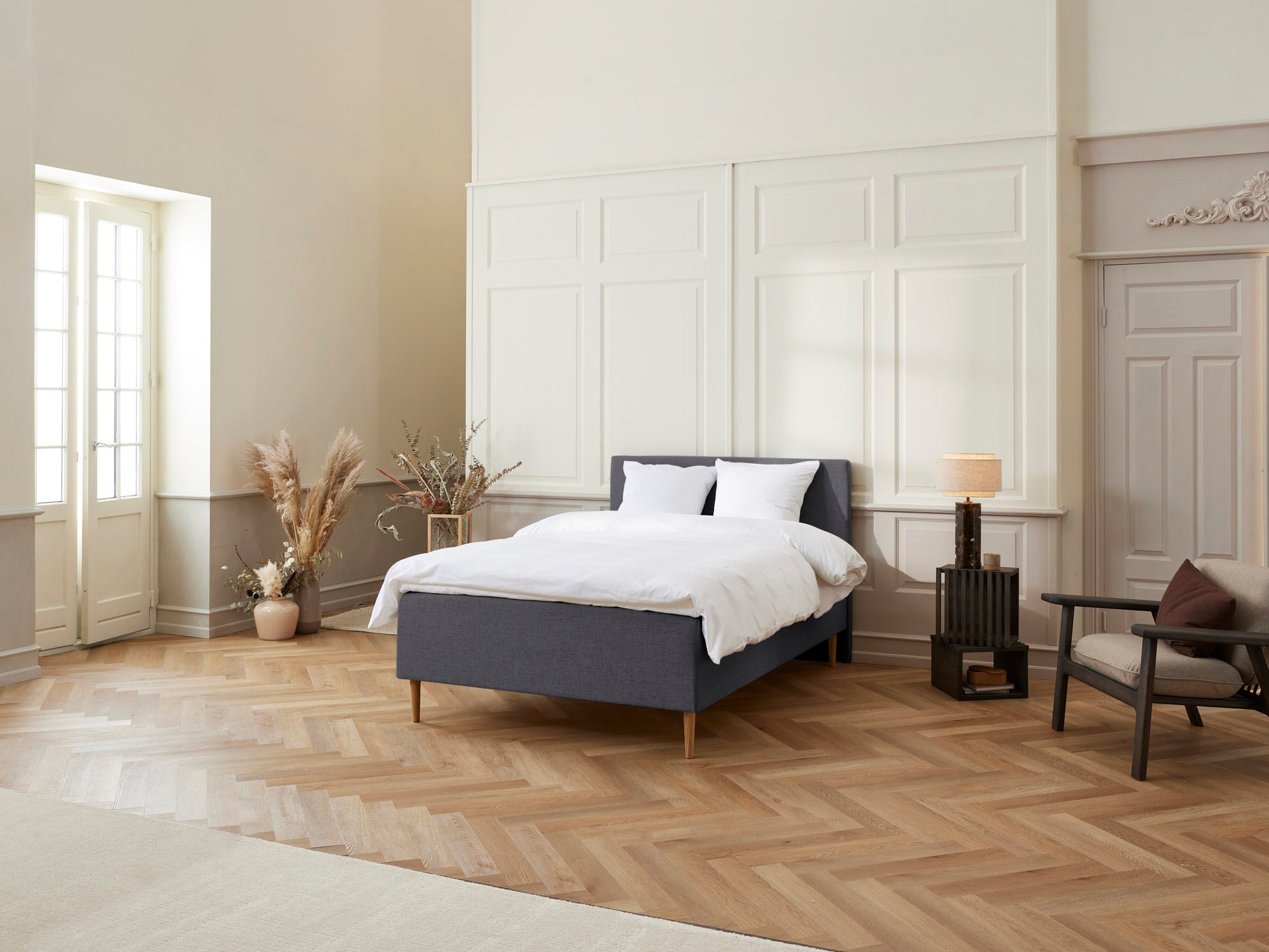 Køb Fabrikkens – Luksus | Boxmadras (Antracit) 140×200 cm.