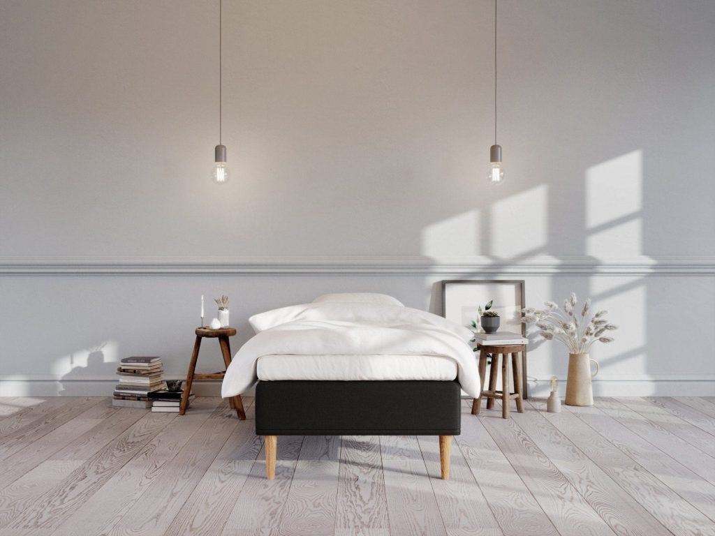 Køb Saga 90×200 Sort